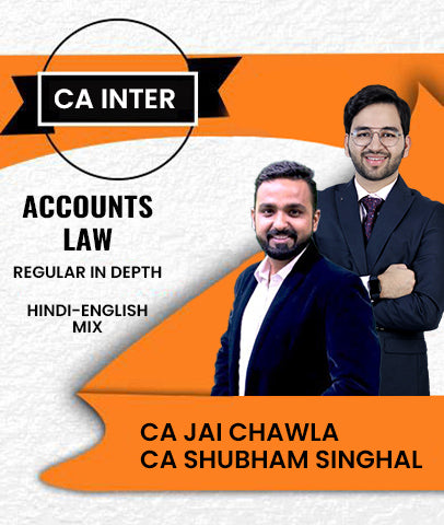 CA Inter Accounts and Law Regular In Depth Course By CA Jai Chawla and CA Shubham Singhal - Zeroinfy