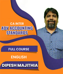 CA Inter Advance Accounting Standards Full Course In English By J.K.Shah Classes - Prof Dipesh Majithia - Zeroinfy