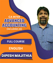 CA Inter Advanced Accounting (Including AS) Full Course in English By J.K.Shah Classes - Prof Dipesh Majithia - Zeroinfy