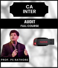 CA Inter Audit Full Course Video Lectures by Dr. PS Rathore - Zeroinfy