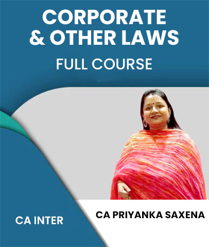 CA Inter Corporate and Other Laws Full Course By CA Priyanka Saxena - Zeroinfy