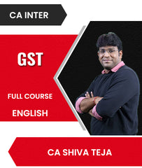 CA Inter GST Full Course In English By CA Shiva Teja - Zeroinfy