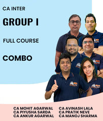 CA Inter Group 1 Full Course Combo By MEPL Classes CA Mohit Agarwal, CA Piyusha Sarda, CA Ankur Agarwal & CA Avinash Lala, CA Pratik Neve, CA Manoj Sharma - Zeroinfy