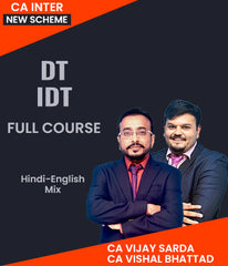 CA Inter New Scheme DT IDT Full Course By CA Vijay Sarda and CA Vishal Bhattad - Zeroinfy