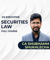 CS Executive Securities Law Full Course By CA Shubhamm Shukhlecha - Zeroinfy