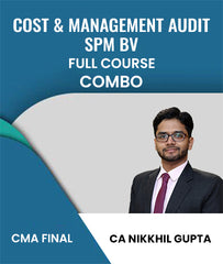 CMA Final 2022 Syllabus Cost and Management Audit and SPM BV Full Course Combo By Nikkhil Gupta - Zeroinfy