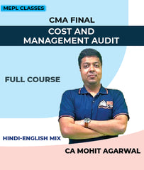 CMA Final Cost and Management Audit Full Course By MEPL Classes CA Mohit Agarwal - Zeroinfy