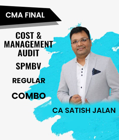 CMA Final Cost and Management Audit and SPMBV Regular Combo By CA Satish Jalan - Zeroinfy