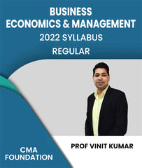 CMA Foundation 2022 Syllabus Fundamentals Of Business Economics and Management Regular Lectures By Prof Vinit Kumar - Zeroinfy