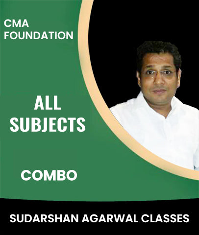 CMA Foundation All Subjects Combo By Sudarshan Agrawal Classes (New) - Zeroinfy