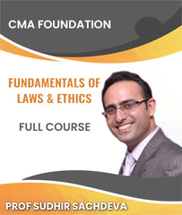 CMA Foundation Fundamentals of Laws and Ethics Videos By Prof Sudhir Sachdeva - Zeroinfy