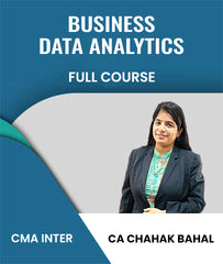CMA Inter 2022 Syllabus Business Data Analytics Full Course By CA Chahak Bahal - Zeroinfy