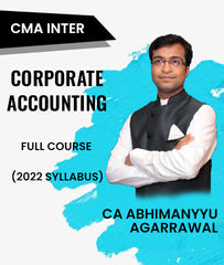 CMA Inter 2022 Syllabus Corporate Accounting Full Course By CA Abhimanyyu Agarrawal - Zeroinfy