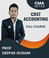 CMA Inter 2022 Syllabus Cost Accounting Full Course By Prof Deepak Gusain - Zeroinfy