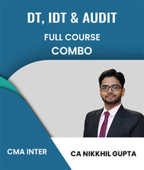 CMA Inter 2022 Syllabus DT, IDT and Audit Full Course Combo By Nikkhil Gupta - Zeroinfy