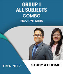 CMA Inter 2022 Syllabus Group 1 All Subjects Combo By Study At Home - Zeroinfy