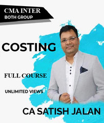CMA Inter Both Group Costing Unlimited Views Full Course By CA Satish Jalan - Zeroinfy
