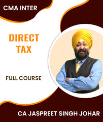 CMA Inter Direct Tax Full Course By CA Jaspreet Singh Johar - Zeroinfy