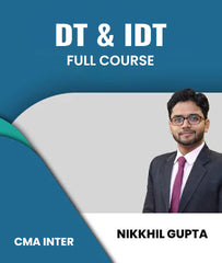 CMA Inter Direct and Indirect Taxation Full Course Video Lectures By Nikkhil Gupta - Zeroinfy