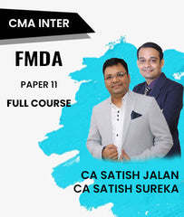 CMA Inter FINANCIAL MANAGEMENT AND BUSINESS DATA ANALYTICS (FMDA) Paper 11 2022 Syllabus Full Course By Satish Jalan and Satish Sureka - Zeroinfy