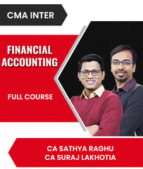 CMA Inter Financial Accounting Full Course By CA Sathya Raghu and CA Suraj Lakhotia - Zeroinfy