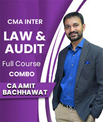 CMA Inter Law and Audit Full Course Combo By CA Amit Bachhawat - Zeroinfy