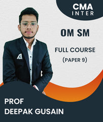 CMA Inter Operation and Strategic Management Full Course Paper 9 2022 Syllabus By Prof Deepak Gusain - Zeroinfy
