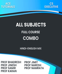 CS Executive All Subjects Combo Full Course By Prof Bhadresh, Prof Jimit, Prof Jinesh, Prof Naresh, Prof Samir, Prof Namrata and Prof Karan - Zeroinfy