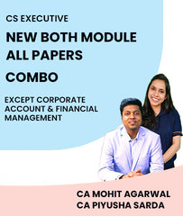 CS Executive New Both Module All Papers Combo Except Corporate Account & Financial Management By MEPL Classes CA Mohit Agarwal & CA Piyusha Sarda