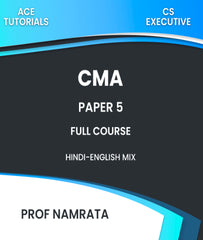 CS Executive Paper 5 Corporate & Management Accounting Full Course By Prof Naresh and Prof Samir - Zeroinfy