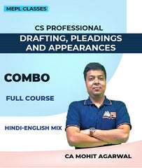 CS Professional Drafting, Pleadings and Appearances Full Course By CA Mohit Agarwal - Zeroinfy