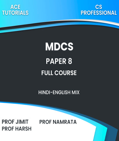 CS Professional Paper 8 Multidisciplinary Case Studies Full Course By Prof Harsh, Prof Namrata, Prof Jimit - Zeroinfy