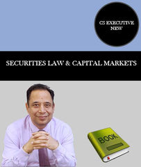 CS Executive New SECURITIES LAW and CAPITAL MARKETS Book By CA Bhupesh Ananad - Zeroinfy