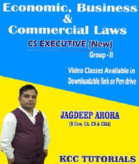 CS Executive Economic Business Commercial Laws New Syllabus Regular Lectures By CA Jagdeep Arora - Zeroinfy