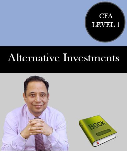 CFA Level 1  Alternative Investments Book By CA Bhupesh Anand - Zeroinfy