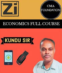 CMA Foundation Fundamentals Of Economics and Statistics Full Course By Kundu Sir - Zeroinfy