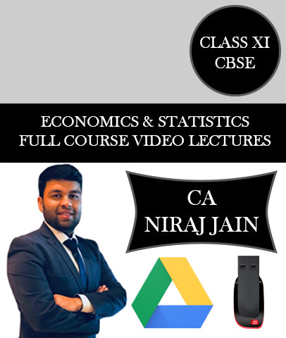 Class XI CBSE Economics and Statistics Full Course Video Lectures By CA Niraj Jain - Zeroinfy