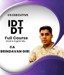CS Executive Direct Tax and Indirect Tax Full Video Lectures By CA Brindavan Giri - Zeroinfy