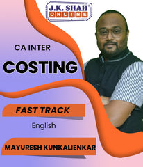 CA Inter Cost and Management Accounting Fast Track English Full Course By J.K.Shah Classes - Prof Mayuresh - Zeroinfy