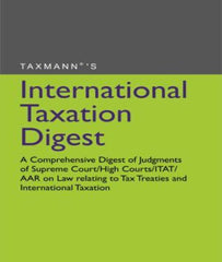 International Taxation Digest Professional Book By Taxmann- Zeroinfy