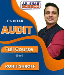 CA Inter Audit Full Course By J.K.Shah Classes - Prof Rohit Shroff - Zeroinfy