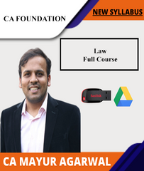 CA Foundation Business Laws and Business Correspondence and Reporting Full Course Video Lectures By CA Mayur Agarwal - Zeroinfy