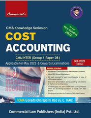 CMA Inter Knowledge Series On Cost Accounting For June 2023 By G.C. Rao - Zeroinfy