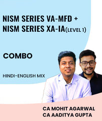 NISM series V A - MFD + NISM series X A - IA (Level 1) Course Combo MEPL Classes Mohit Agarwal and Aaditya Gupta - Zeroinfy