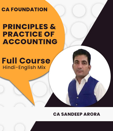CA Foundation Principles and Practice of Accounting Full Course Video Lectures By CA Sandeep Arora - Zeroinfy