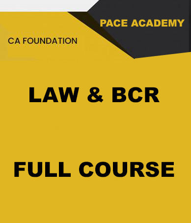CA Foundation Law and BCR Full Course By Pace Academy - Zeroinfy