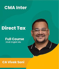 CMA Inter Direct Tax (2022) Full Course Video Lectures By CA Vivek Soni - Zeroinfy