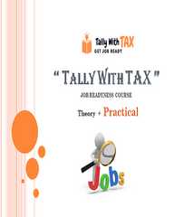 Tally With Tax Full Certificate Course Practical Training Programme By CA Ashish Deolasi - Zeroinfy