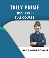 Tally Prime (Incl. GST) Full Course Video Lecture By ACCA Amarjit Kaur - Zeroinfy