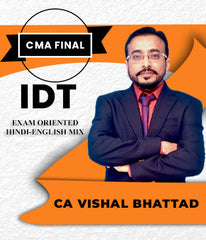 CMA Final Indirect Tax (IDT) Exam Oriented Regular Course By CA Vishal Bhattad - Zeroinfy